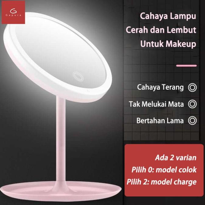 Cermin Rias LED Kaca Rias LED Makeup Dandan