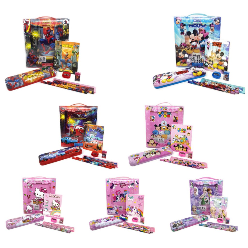 

Stationery Set Kotak Pensil Alat Tulis Karakter Disney