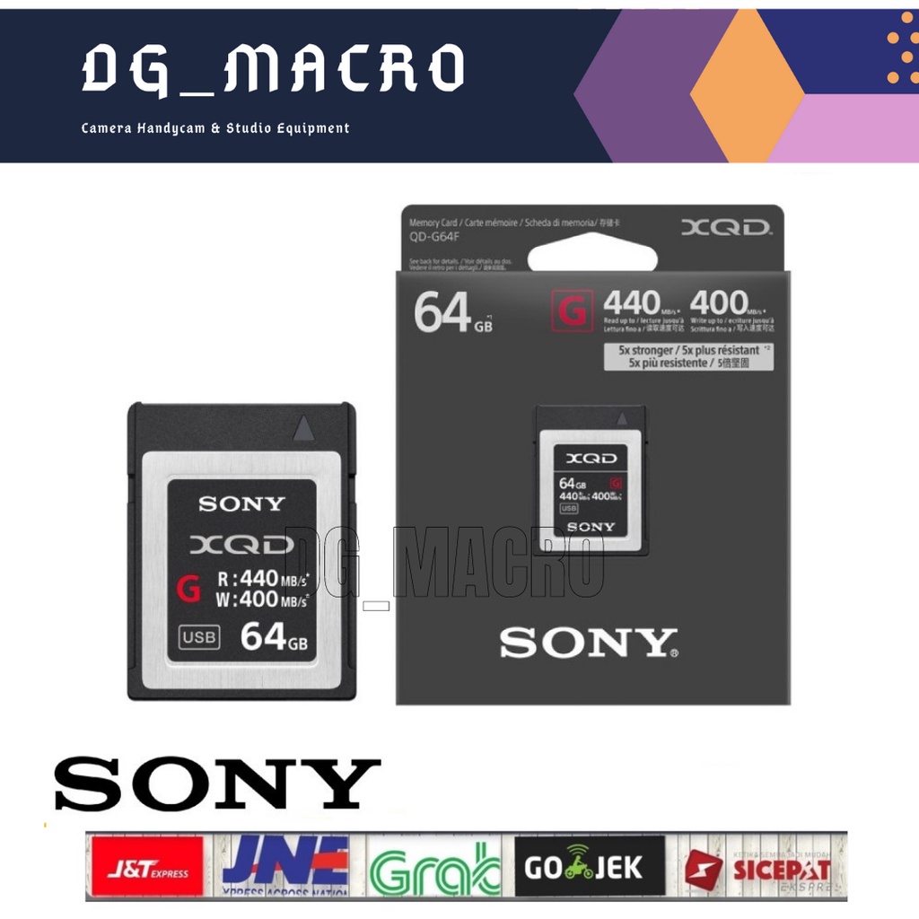 Memory Sony XQD G Series - Sony Memory Card