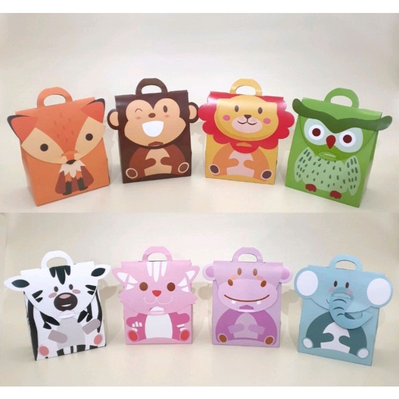 Snack Ultah Animal || Bingkisan Ultah Animal || Paper snack animal