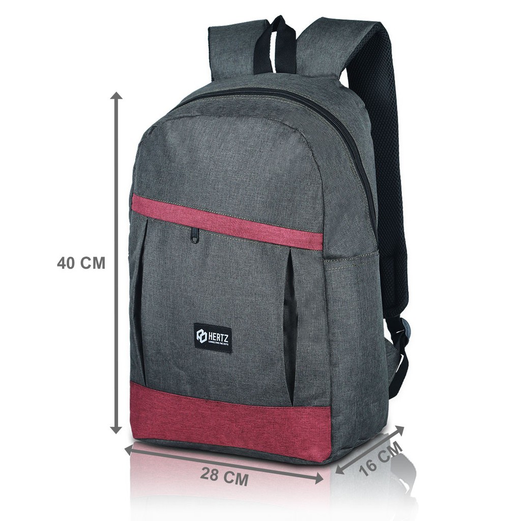 Tas Ransel Pria H 2918 Tas Punggung Backpack model terbaru Brand Hertz Murah Berkualitas