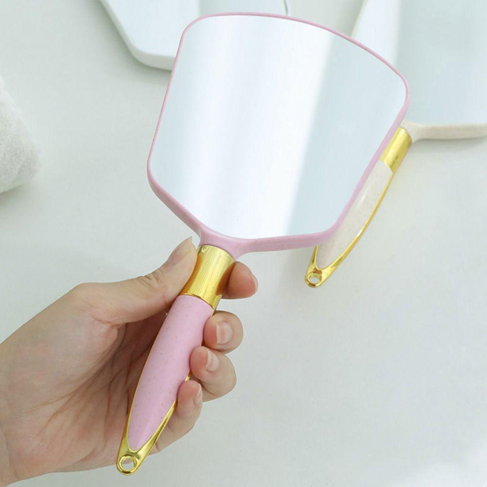 Cermin Rias Nanas Salon Kosmetik High-definition Handheld Hand Mirror