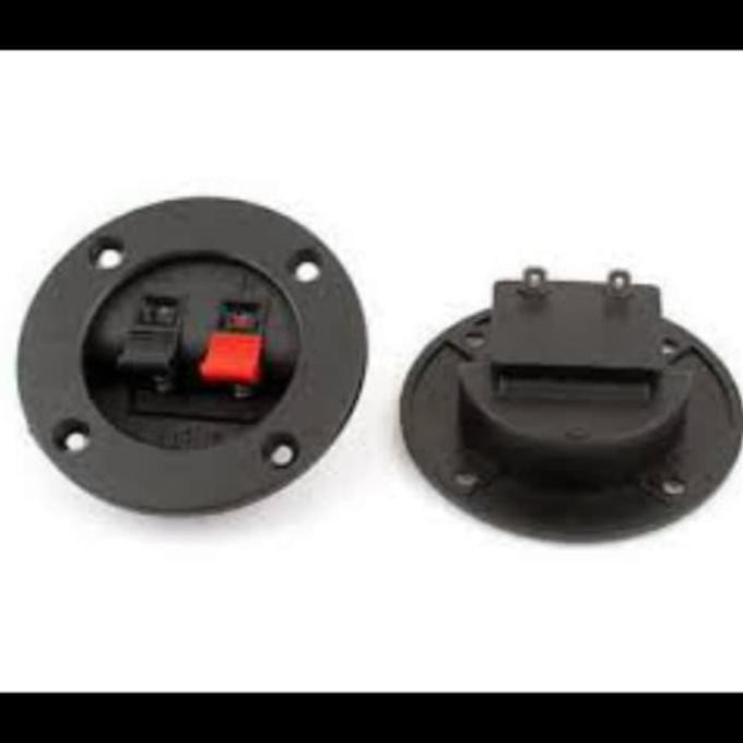 READY Terminal speaker bulat jepit / Terminal bulat box speaker / terminal