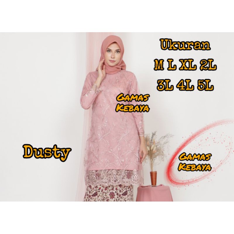 ATASAN KEBAYA TUNIK TILE MUTIARA/KEBAYA MODERN/KEBAYA WISUDA/KEBAYA JUMBO/KEBAYA BRUKAT/KEBAYA BROKA