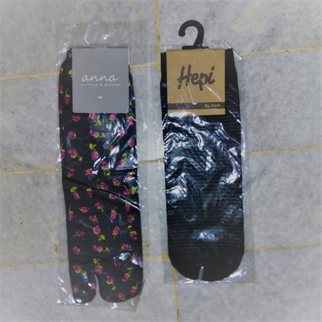 Kaos Kaki Jempol Hepi Kanik Stocking stoking Anti Slip Anti Licin motif polos warna