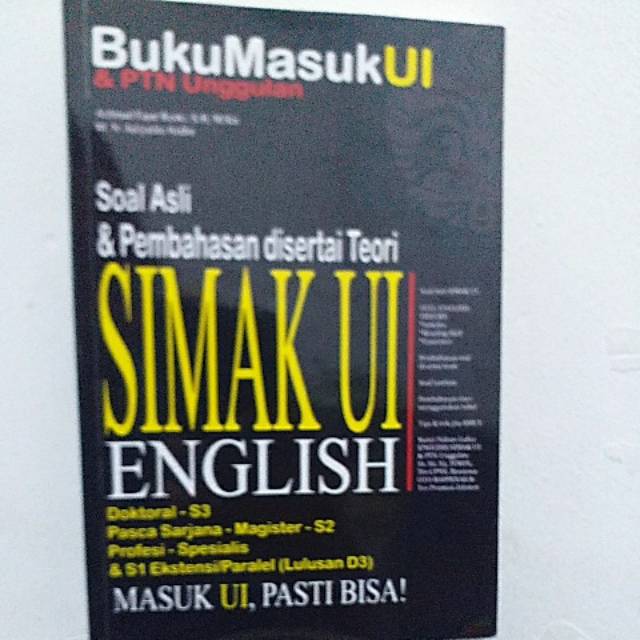 Contoh Soal Simak Ui S1 Ekstensi - Contoh Soal Terbaru