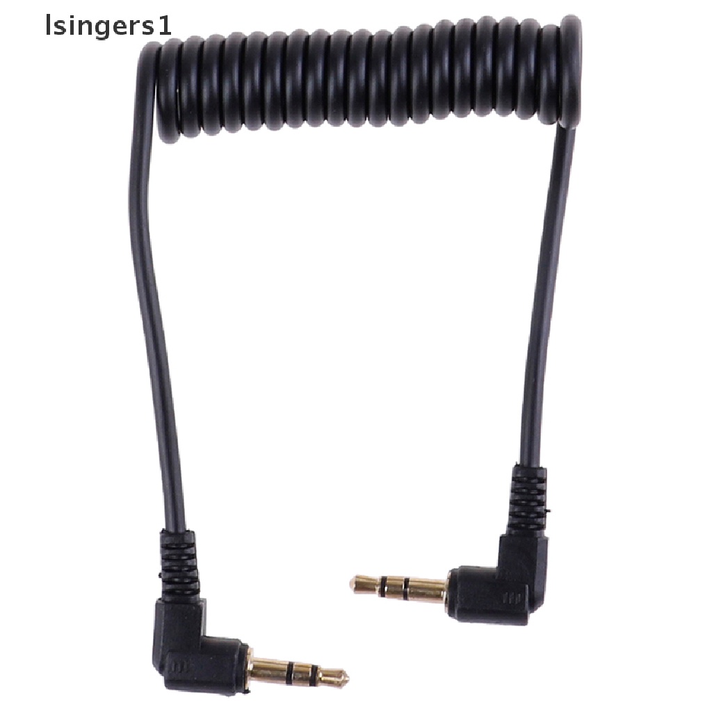 (lsingers1) Kabel audio jack aux 3.5mm Sudut Kanan 90 Derajat