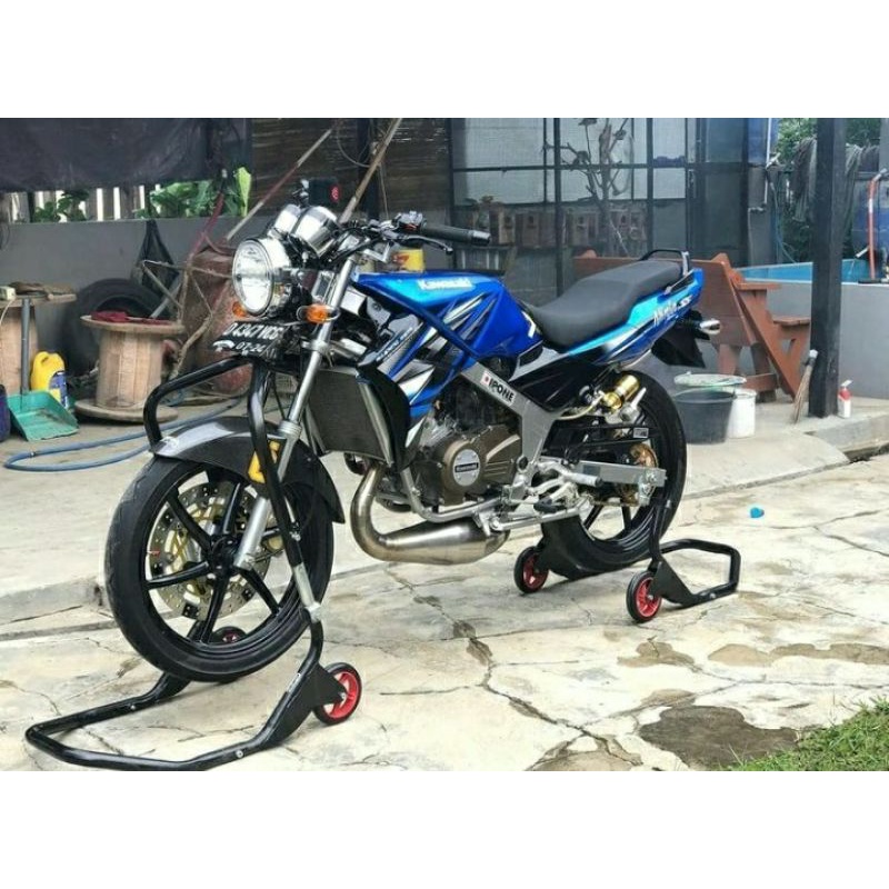 Striping lis sticker standar ori Kawasaki Ninja Ss 2013 Biru Striping ninja ss 2013