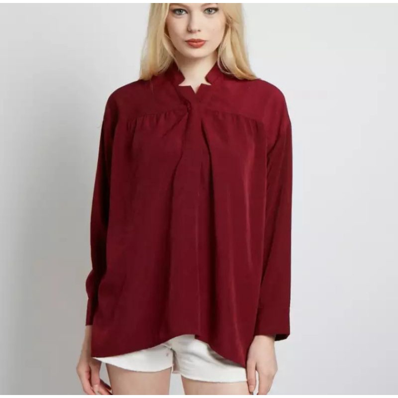 SOPHIE MARTIN PARIS PAKAIAN WANITA TACCA MAROON