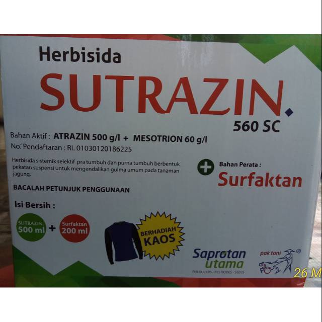 Herbisida Jagung Sutrazin 560 sc @500 ml