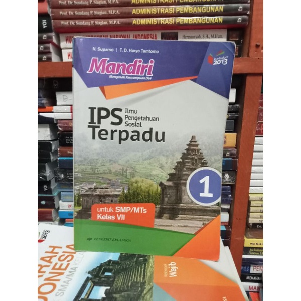 buku mandiri IPS kelas 7 SMP Erlangga