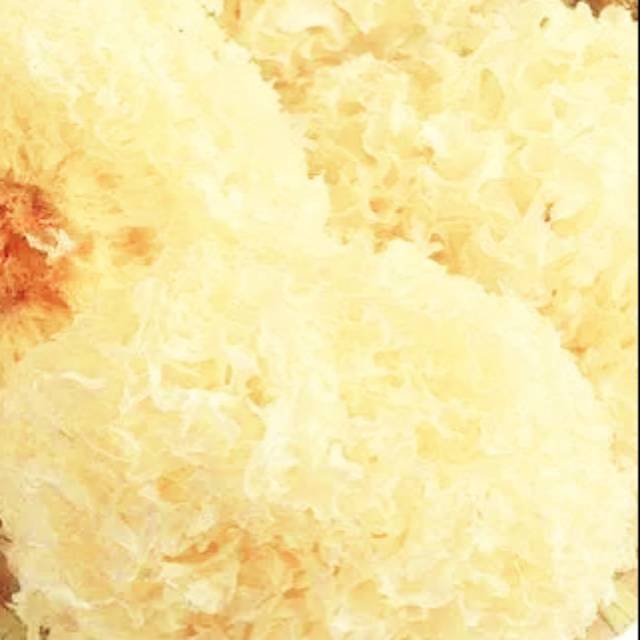 100g jamur putih/jamur sop/jamur kering/white fungus