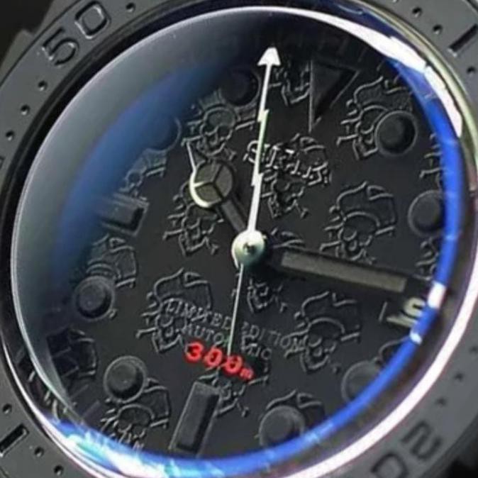 Jam Tangan Pria Seiko Mod Black Pirate 40Mm Rr76Oyyq8F