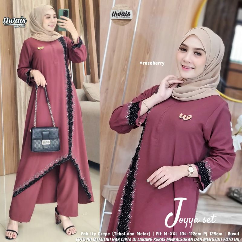 Joyya Set by Uwais - Setelan Celana Wanita