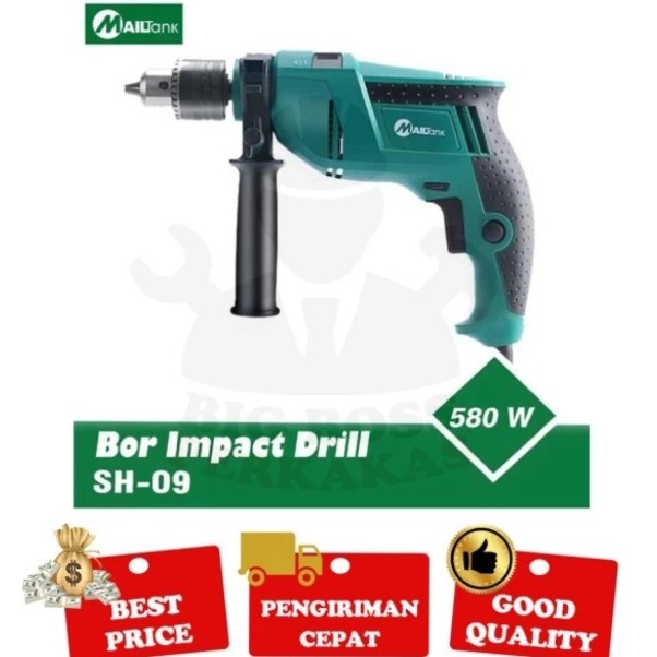 Mesin Bor Tangan Mailtank - Mesin Bor Besi - Mesin Bor Kayu 13mm