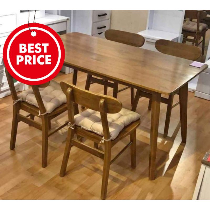 kursi cafe kayu / Kursi makan set / meja makan set kayu kursi cafe set