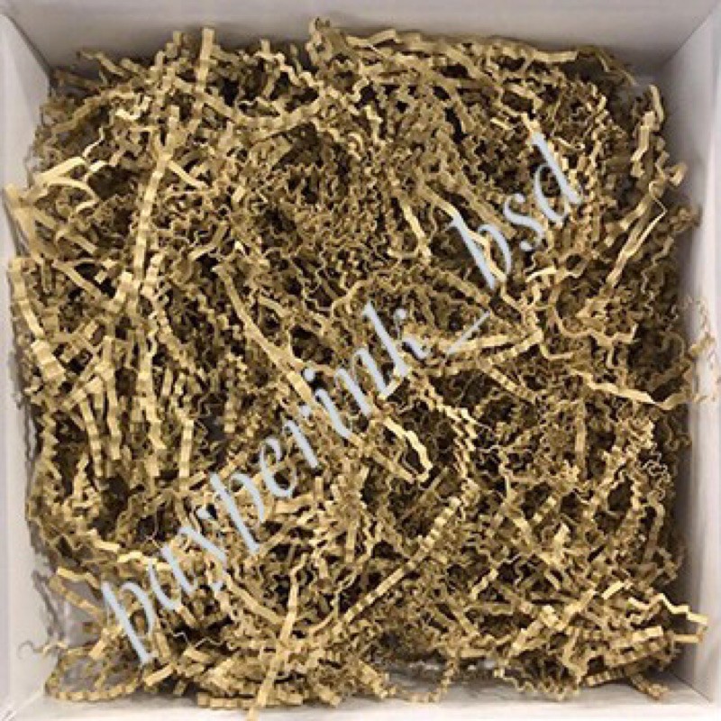 

200 gr shredded paper/ kertas potong crinkle cut / Potongan Keriting /Natural Brown / Coklat Natural