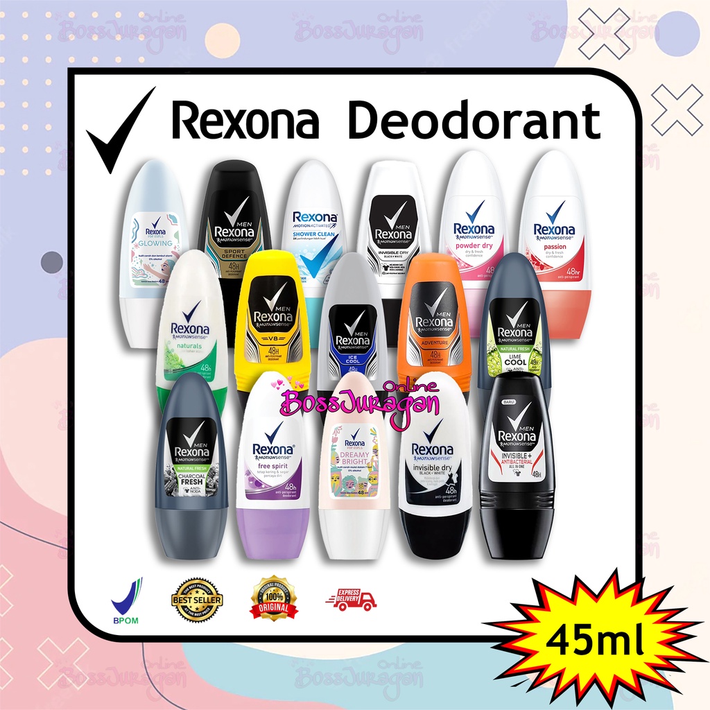 (BOSS) REXONA Deodorant Roll On Men | Women