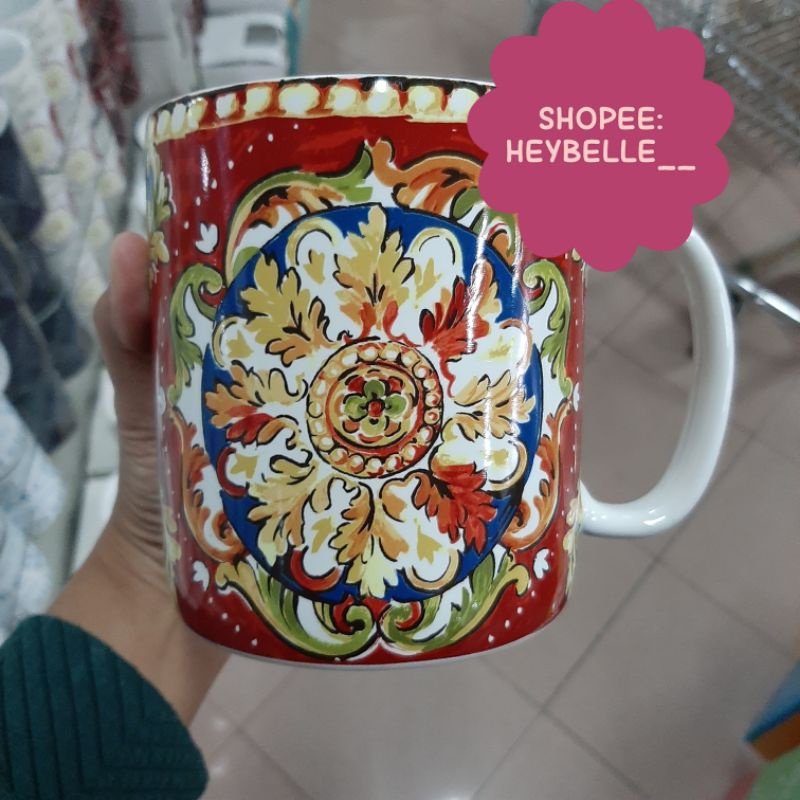 MUG JUMBO MOTIF MAROKO /MUG SANGO/MUG BESAE