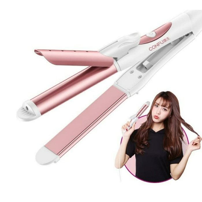 CATOKAN RAMBUT KF-53 Curling Rod Splint Hair Straightener