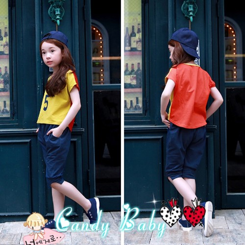 SETELAN CANDY BABY TWO TONE COLORS | BAJU SETELAN ANAK PEREMPUAN