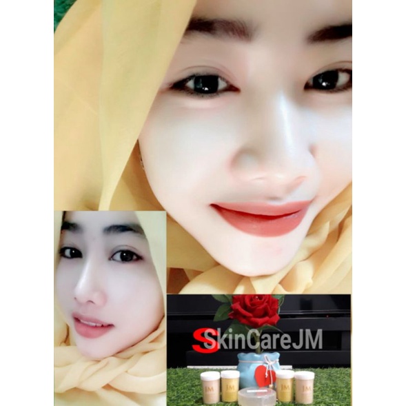 Krim Pemutih Wajah JM (Krim Siang, Krim Malam dan sabun pembersih wajah)