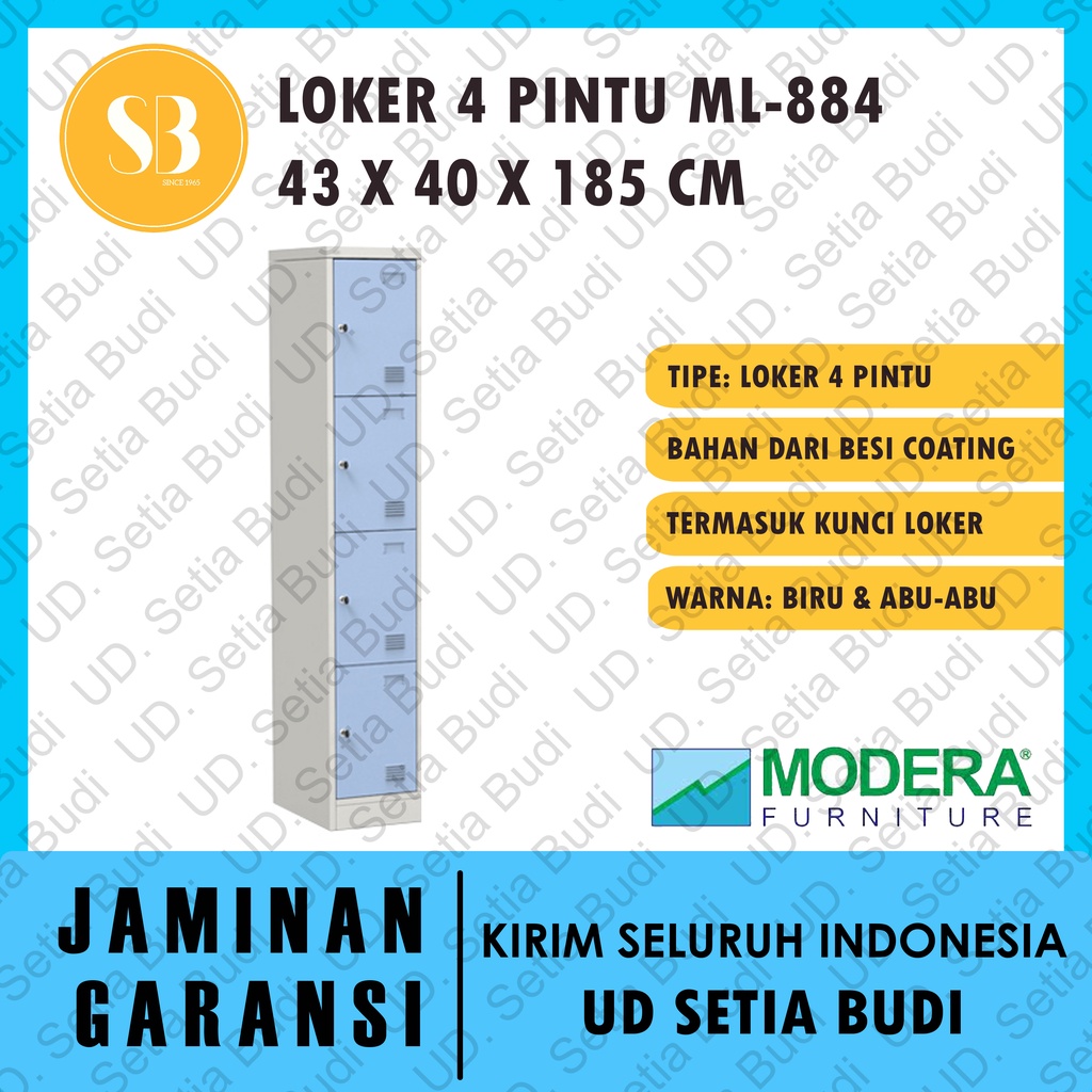 4 Pintu Loker ML 884 (CC-C4T) Modera MX-Class