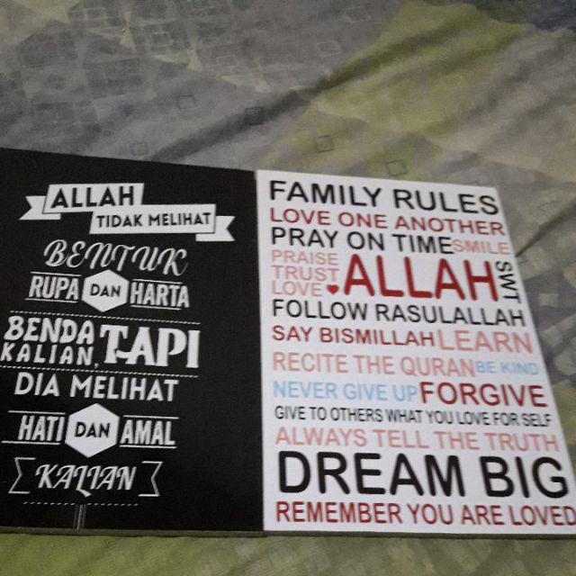 Wall Decor Art/hiasan Dinding/dekorasi Rumah/cafe/office/dapur/ Dan Lain-lain