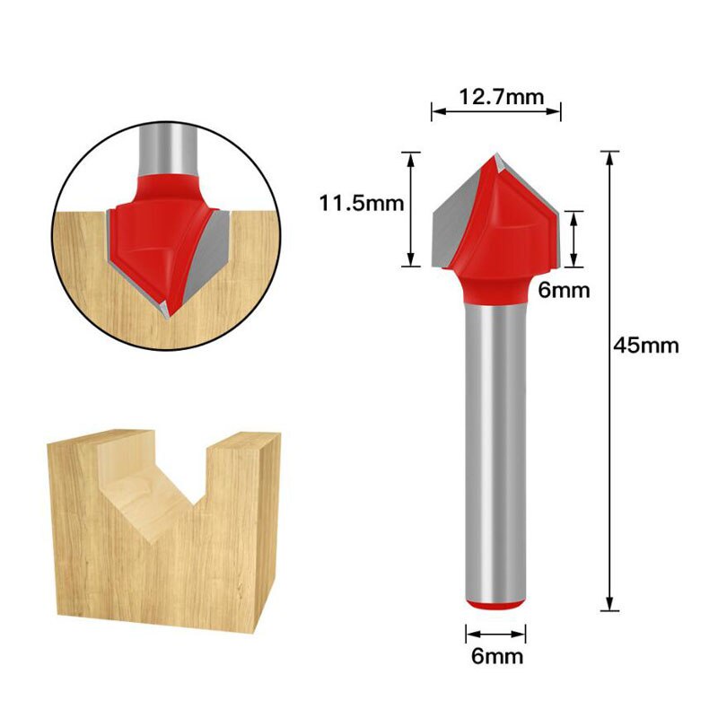 Mata Profil Router Bits Timmer Bits set 12pcs Kotak Box set Kayu