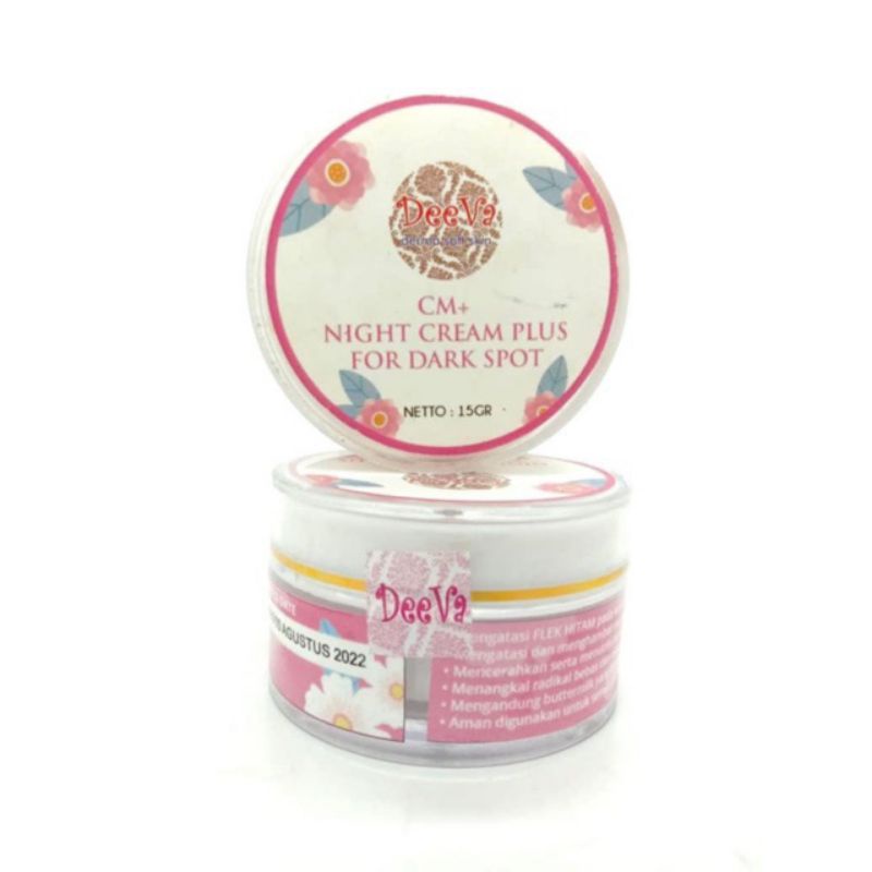 Deeva Night Cream Plus For Dark Spot / Cream Malam Deeva Untuk Flek