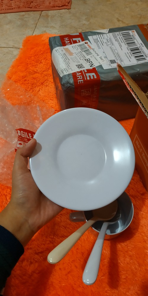 Onyx Piring Ceper Putih / Plate White 6