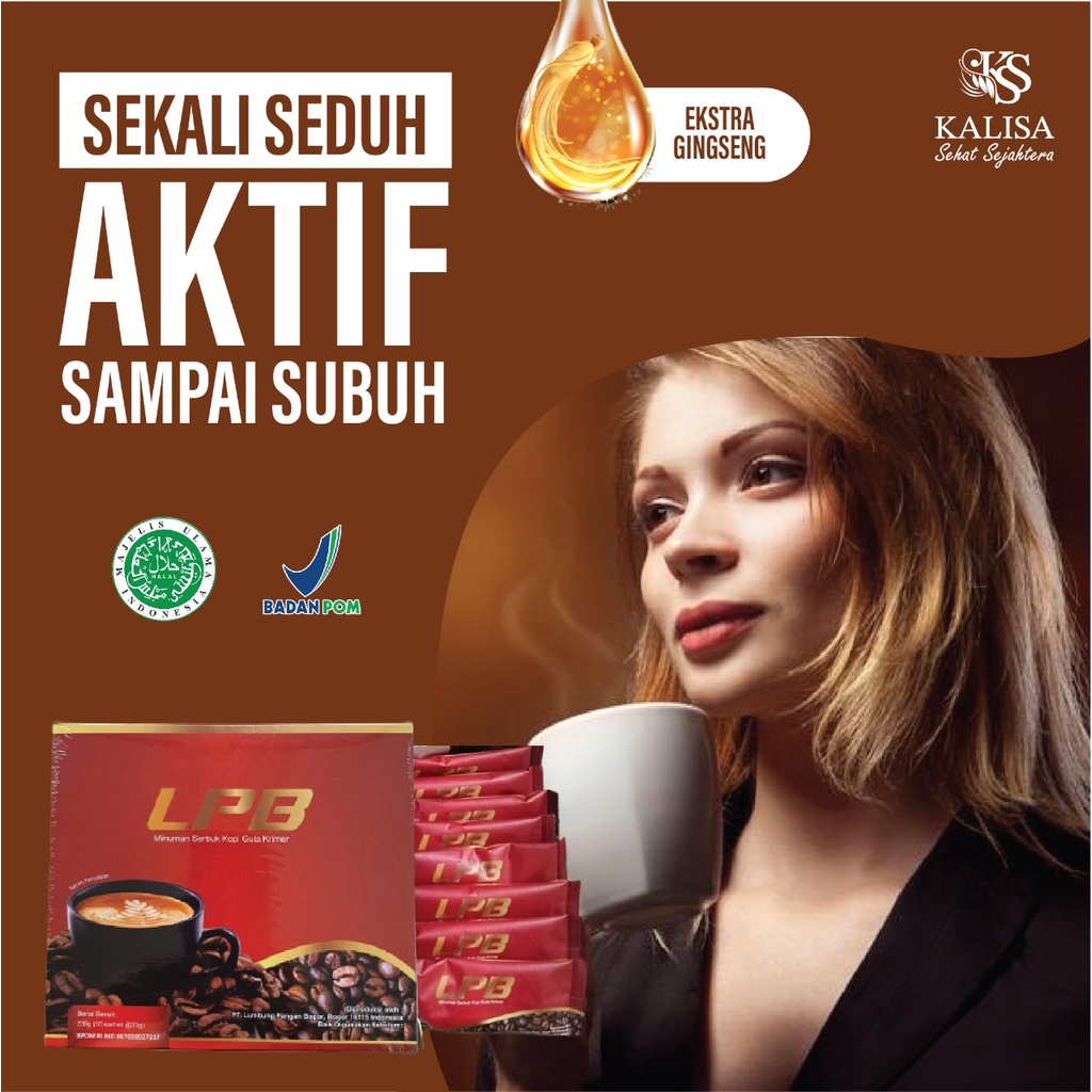 

Kopi Kuat LPB Coffee - Kopi LPB Ekstra Ginseng is 10 Sachet