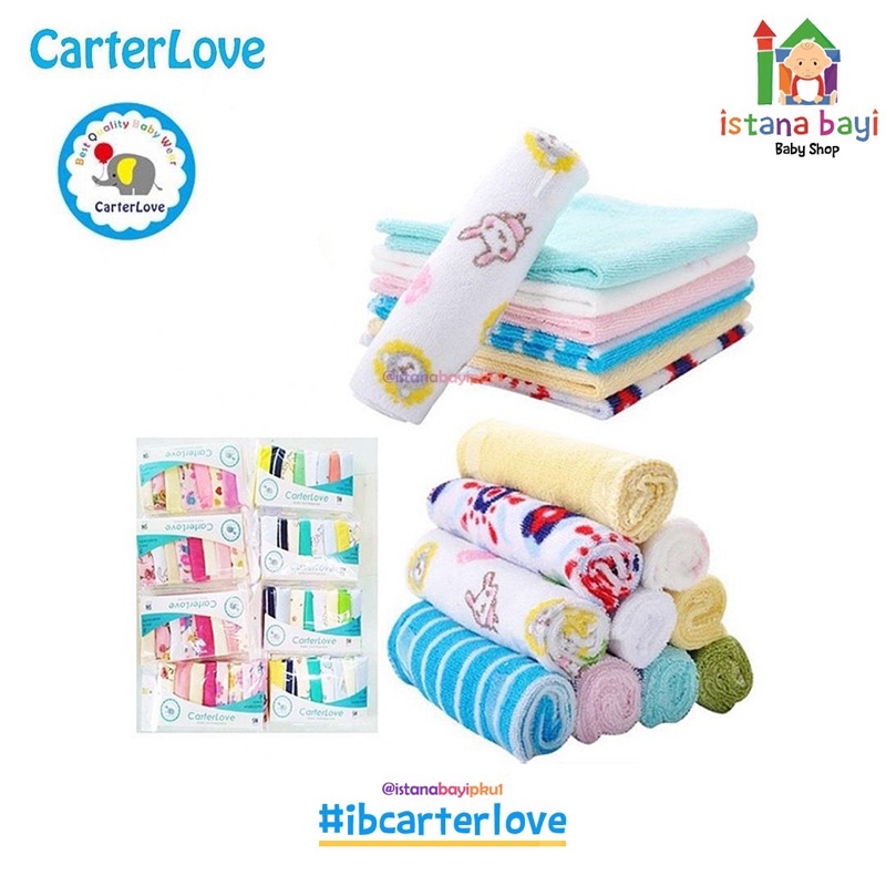 CARTERLOVE SAPU TANGAN 8in1 &amp; 12in1 / WASH CLOTH / SAPUTANGAN / WASHCLOTH