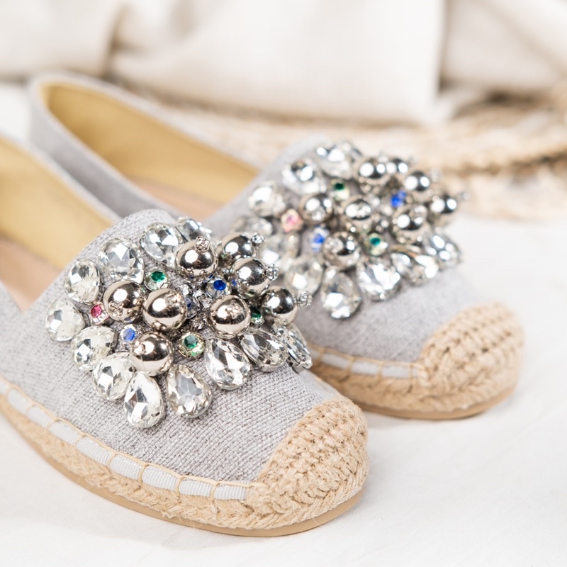 Lunie Grey Espadrilles