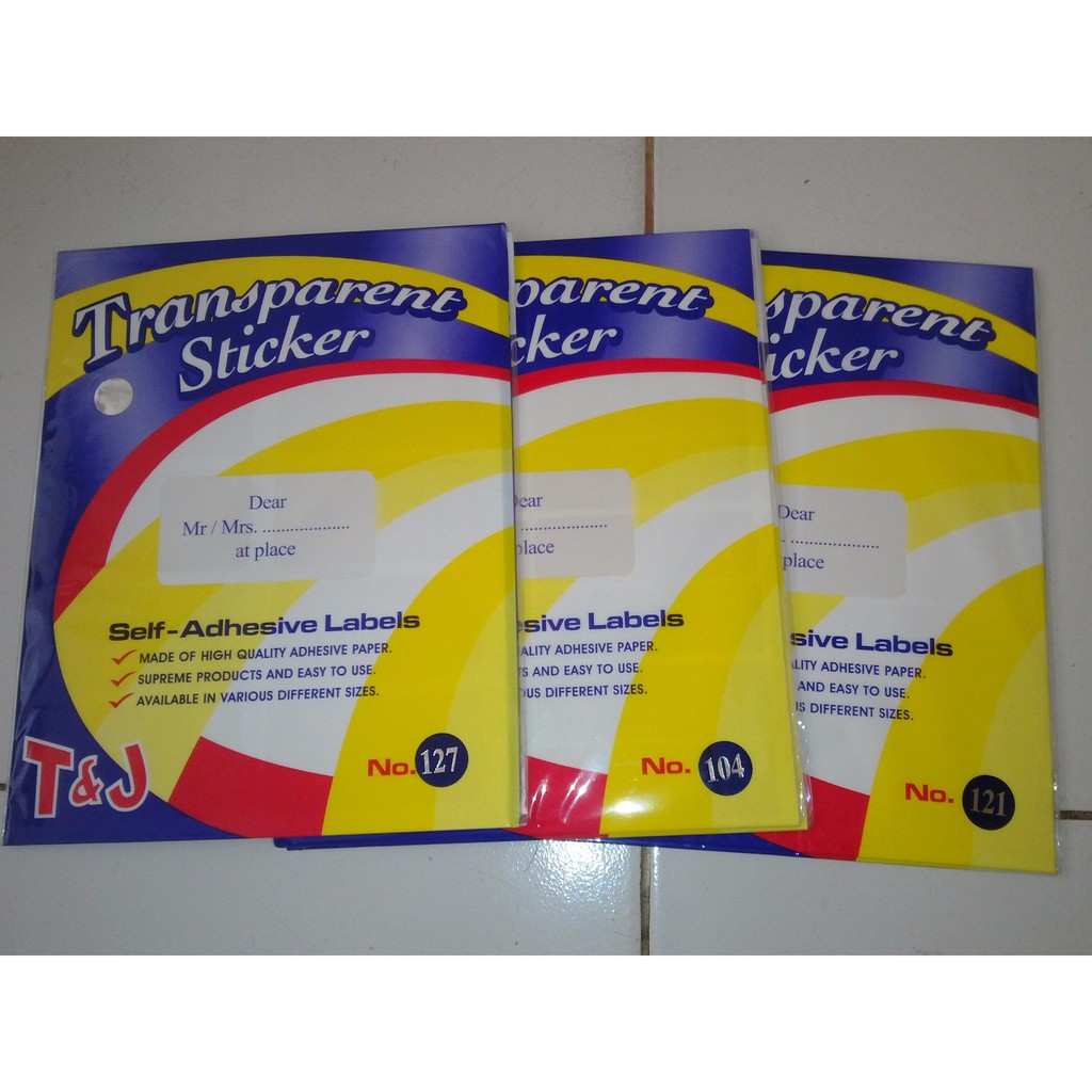 

SALE STICKER LABEL TRANSPARAN / TRANSPARENT TOM AND JERRY (UNDANGAN, SURAT) WNOP