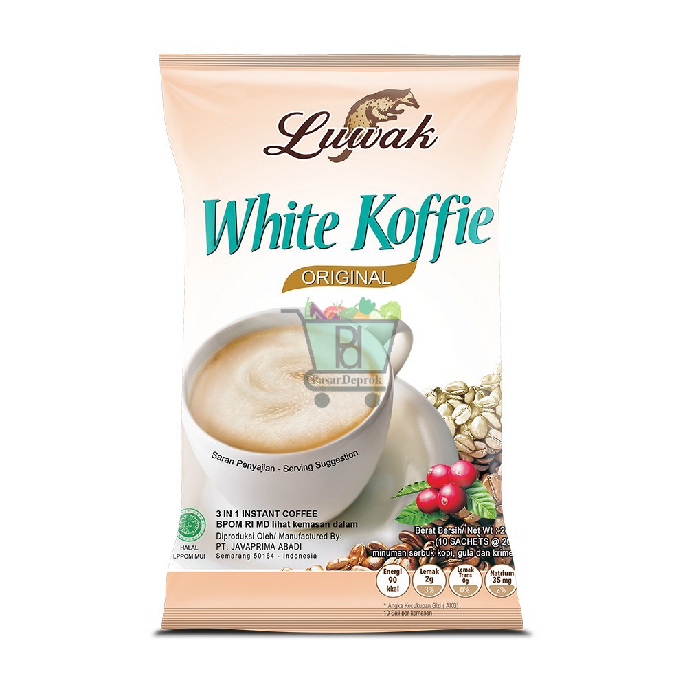 

PD - Kopi Luwak White Koffie Original 1 Renceng 10 x 20 Gram