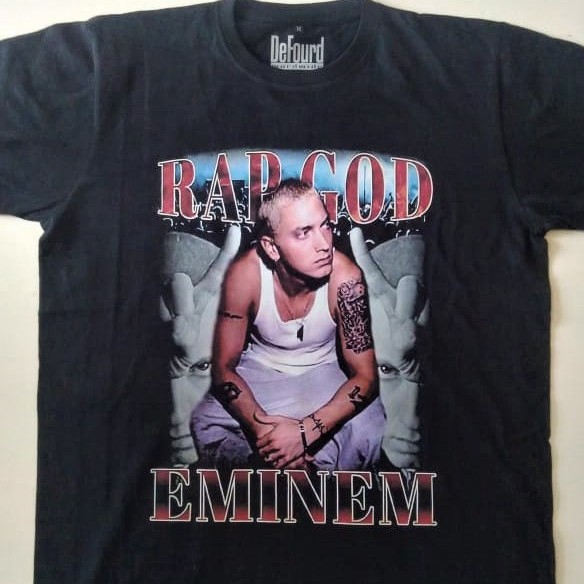 Eminem Rap God Rap Tee, Kaos Eminem Rap God Unisex, DeFourd