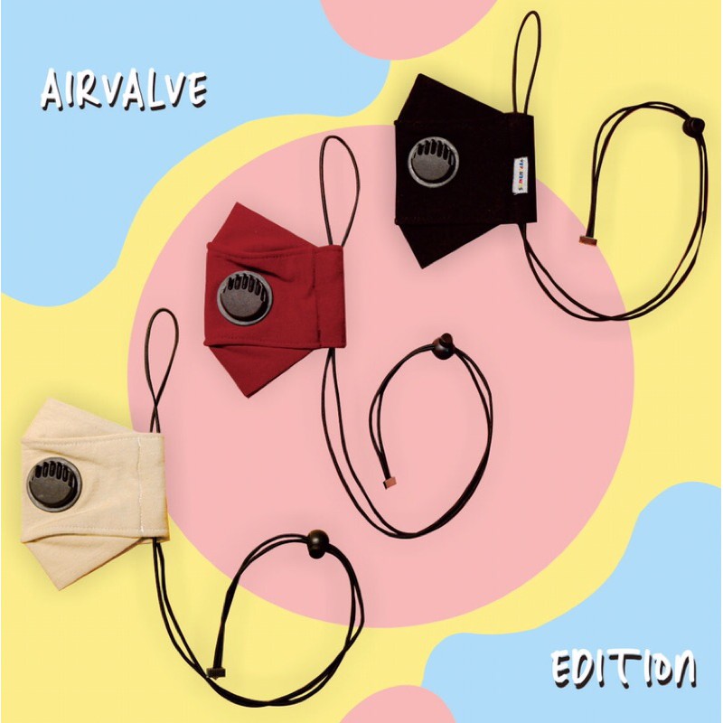 ELORA AIRVALVE / DUCKBILL MASK / EVO MASKER / MASKER KAIN BISA DICUCI