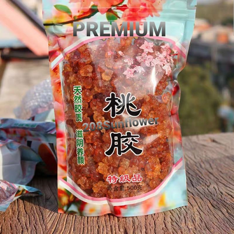 

PEACH GUM /TAO JIAO (BIASA/STANDART/PREMIUM) 500gr