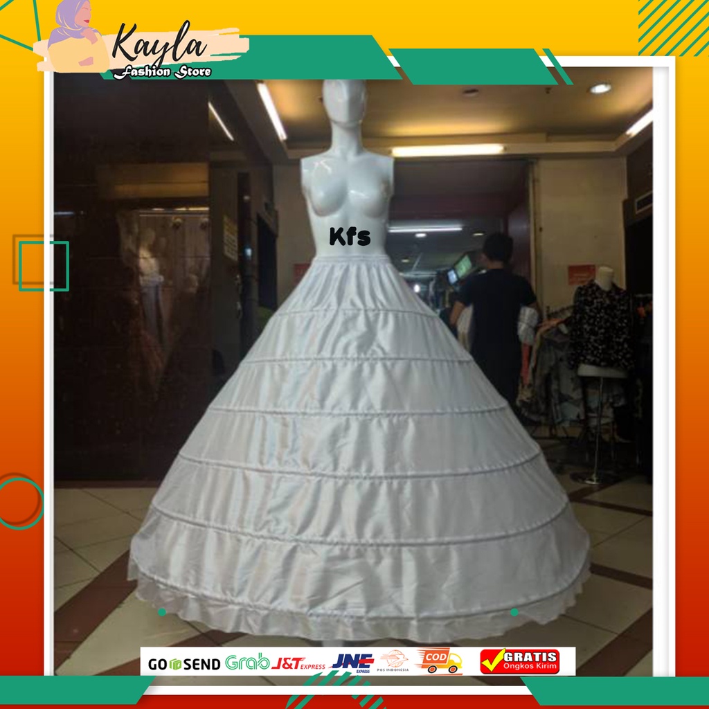 Jual Petikut /Peticoat / Pengembang gaun pengantin Ring 6 Jumbo ...