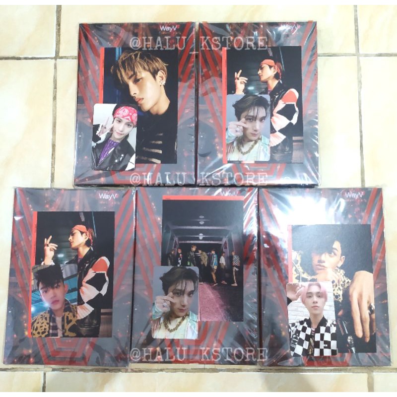 UNSEALED FULLSET WAYV KICKBACK ALBUM PC LUCAS TEN HENDERY PHOTOCARD OFFICIAL HITCHHIKER KICK BACK