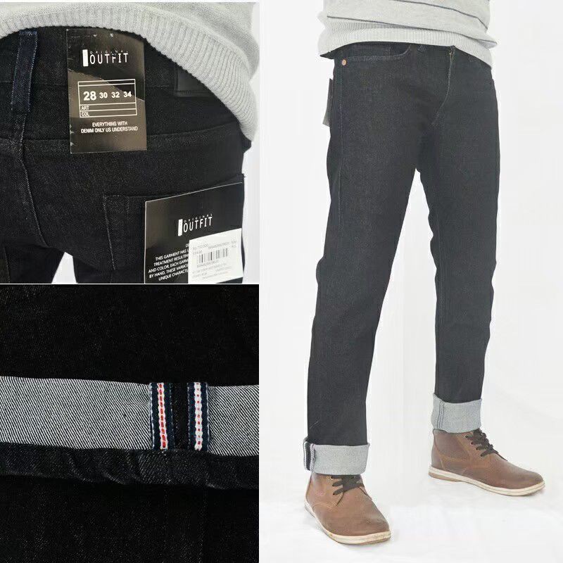 celana jeans pria outfit original / celana jeans pria slimfit original / celana jeans outfit
