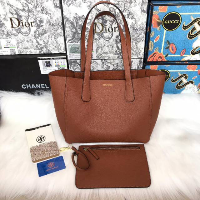 Tory Tote Perry Leather Bag