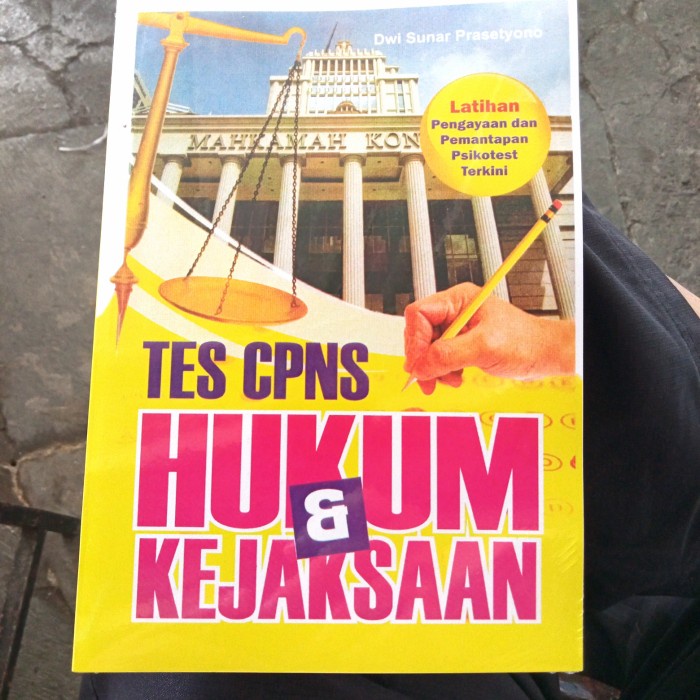 buku tes cpns hukum dan kejaksaan