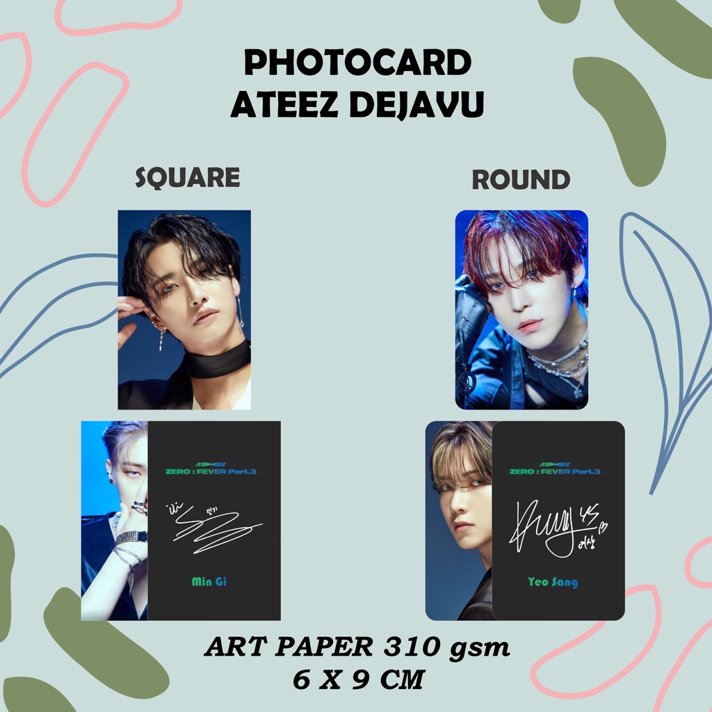 PHOTOCARD ATEEZ DEJAVU FEVER PART 3