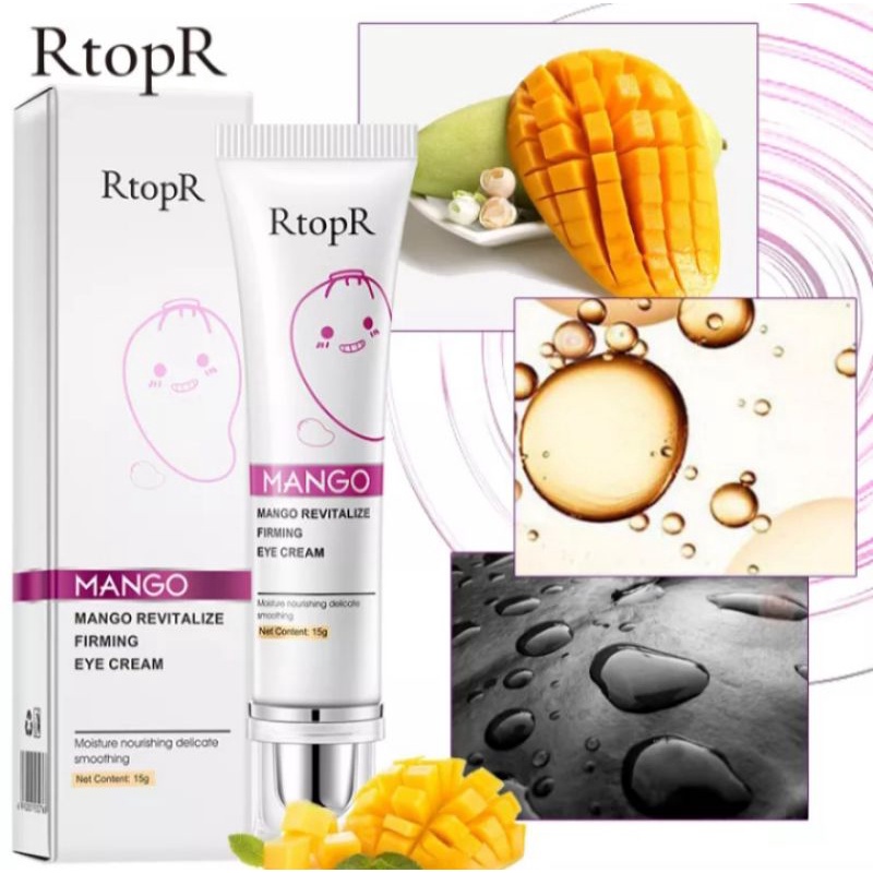 RtoprR MANGO REVITALIZE FIRMING EYE CREAM | KRIM MATA ANTI-KERIPUT, BENGKAK, MATA PANDA, KANTUNG MATA, MILIA, MEREMAJAKAN MERAWAT AREA MATA