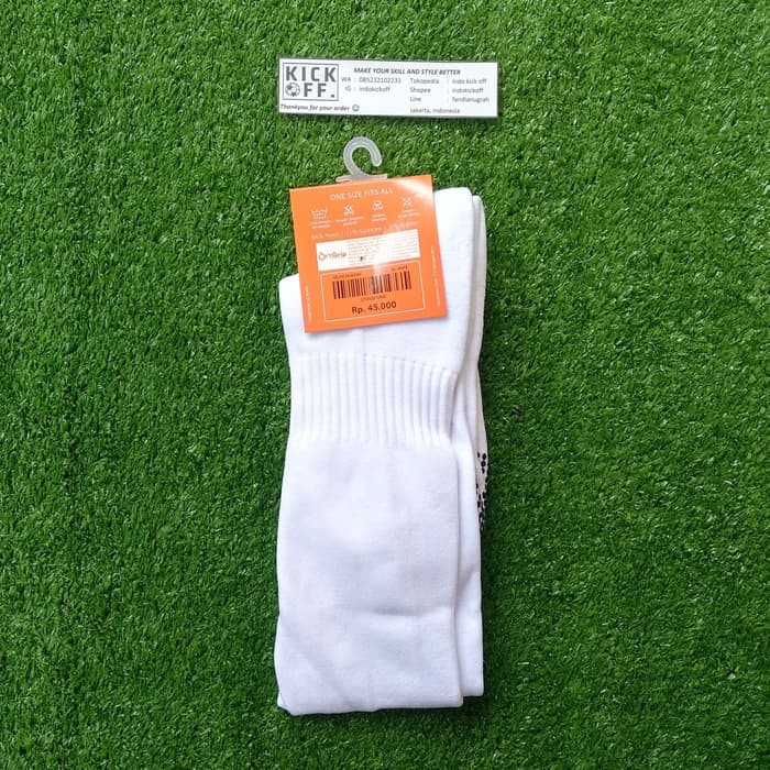 KAOS KAKI FUTSAL / BOLA ORTUSEIGHT HELIOS FB SOCKS - ALL WHITE