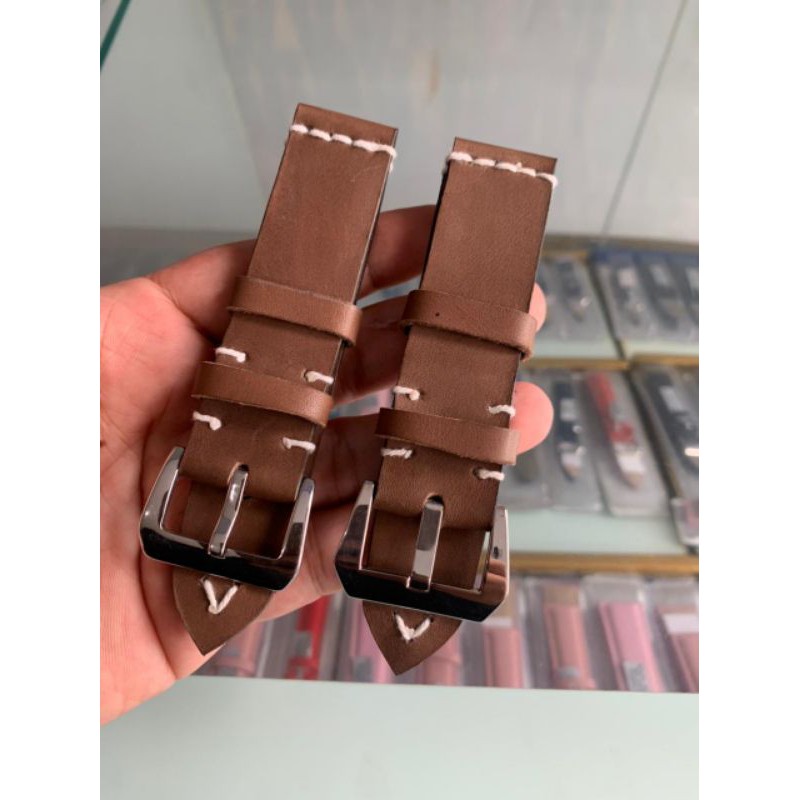 Strap Tali Jam Tangan Kulit Sapi Asli baha import crazy