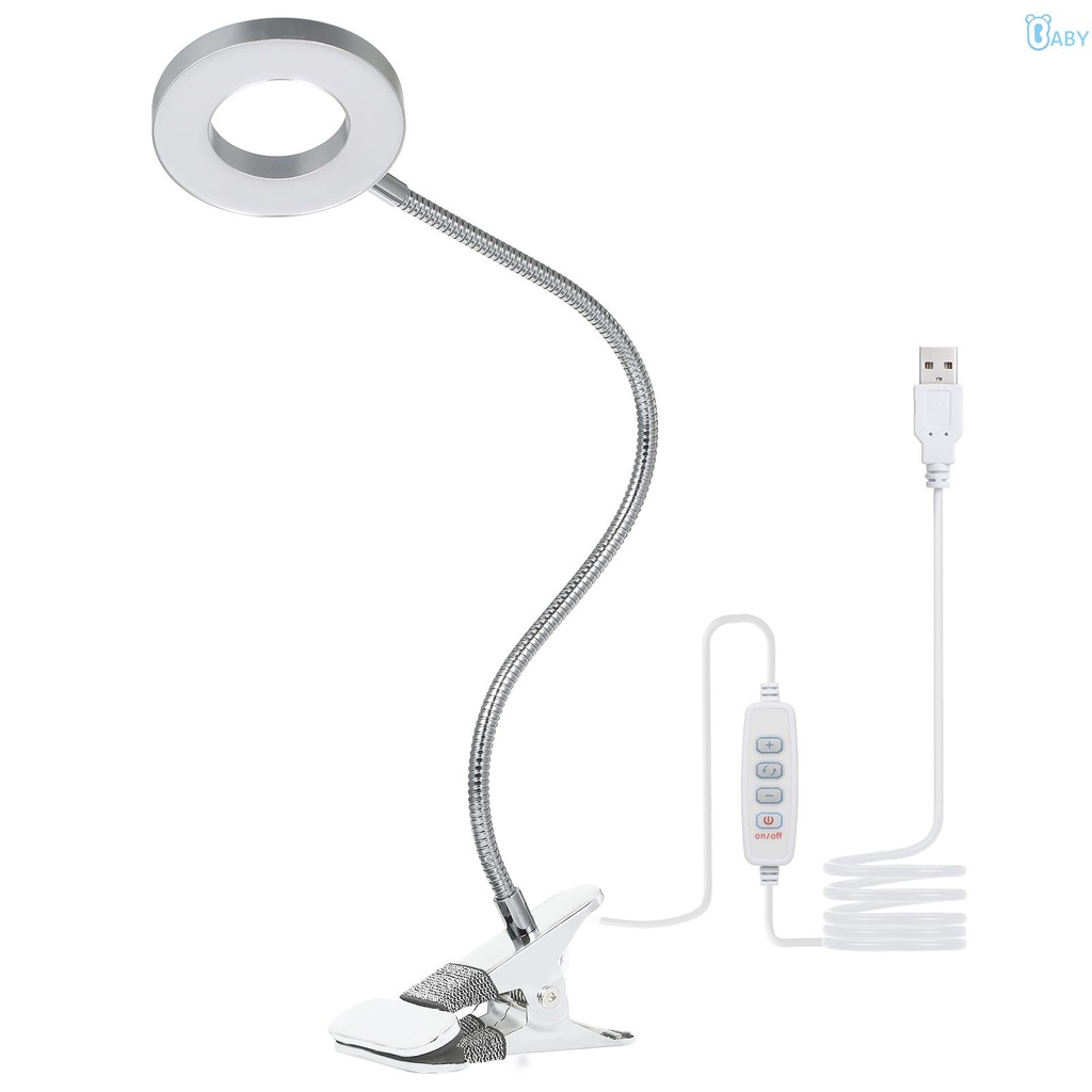 bab tomshine lampu belajar jepit meja 48 led usb dengan 3 mode kecerahan bisa diredupkan 10 keceraha