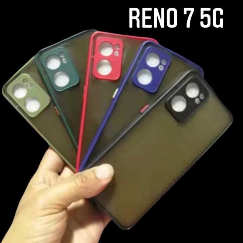 OPPO RENO 7Z 5G RENO 7 5G RENO 5 RENO 6 4G F9 A5S A7 A12 CASE SOFT DOFF HARDCASE TRANSPARAN MATTE DOVE AEROCASE CASING PROTECT CAMERA COVER PELINDUNG KAMERA